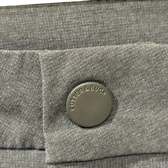 Cutter & Buck Mens Gray Stretch Trousers With Zipper Pockets size 40 GM Corvette - Picture 2 of 8